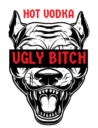 Logo for Ugly Bitch Hot Vodka